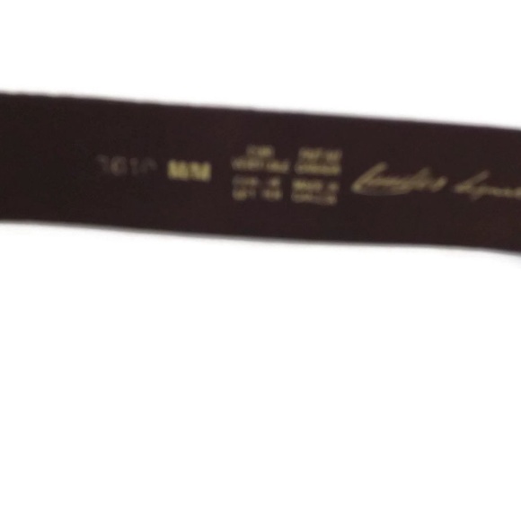 Landes Signature Vintage Tan Tooled Croc Belt M - Picture 5 of 8